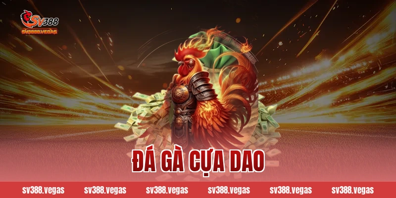 Đá Gà Cựa Dao – Hình Thức Cá Cược Hút Khách Top 1 SV388
